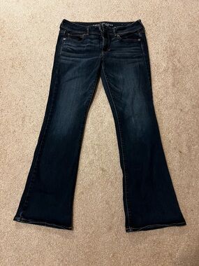 American Eagle Outfitters Dark Indigo Flare Jeans